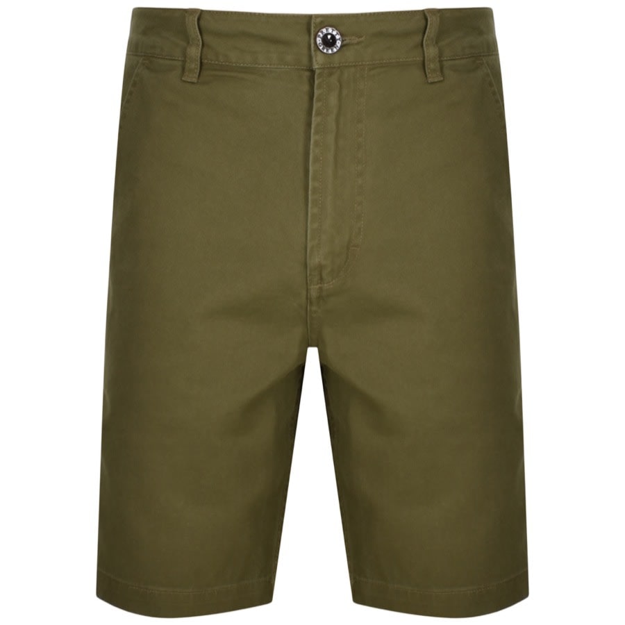 Khaki green shorts mens discount